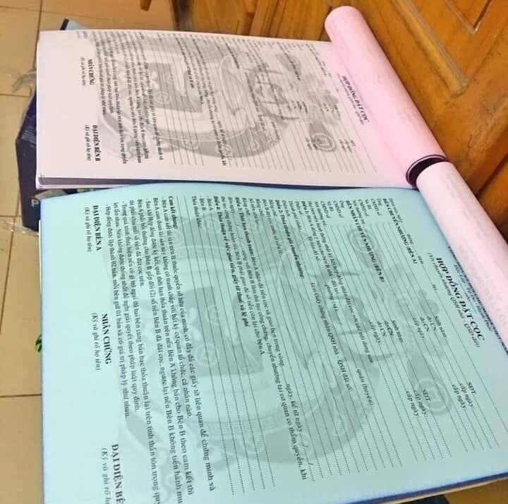 Sổ Cọc Nhà Đất 3 Liên