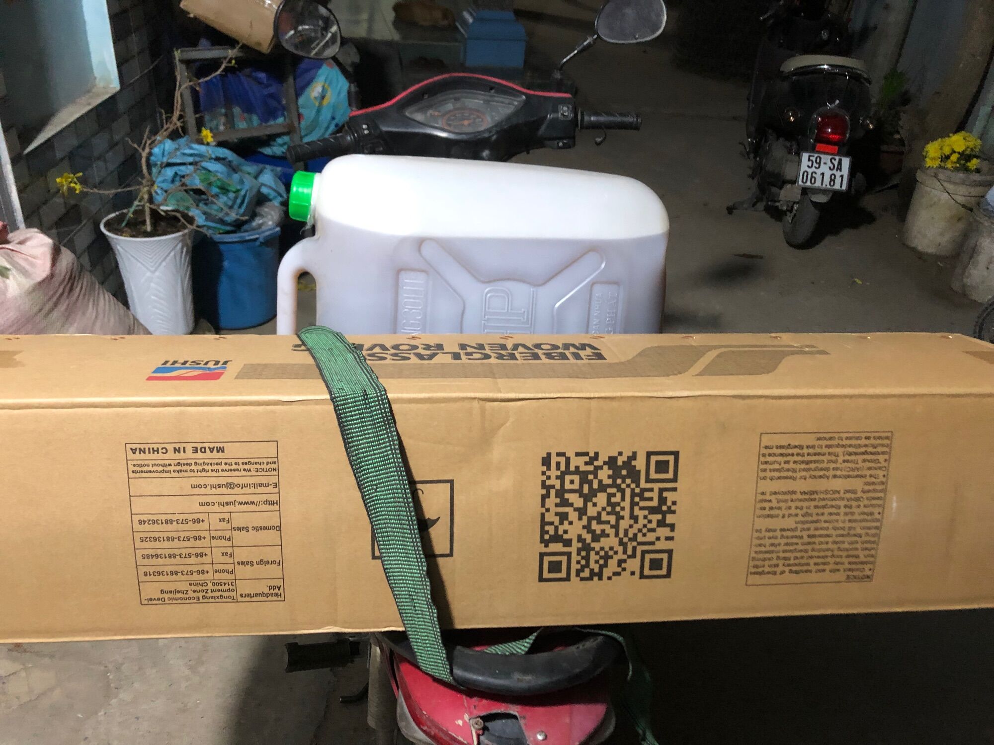 [HCM]Vải Thủy Tinh - Sợi Thủy Tinh - Vải MAT 300 Làm Khuôn Composite 1mx1.04m