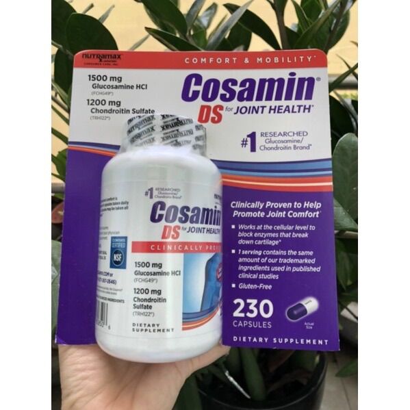 Viên ug xương khớp Kirkland Cosamin DS Glucosamine.