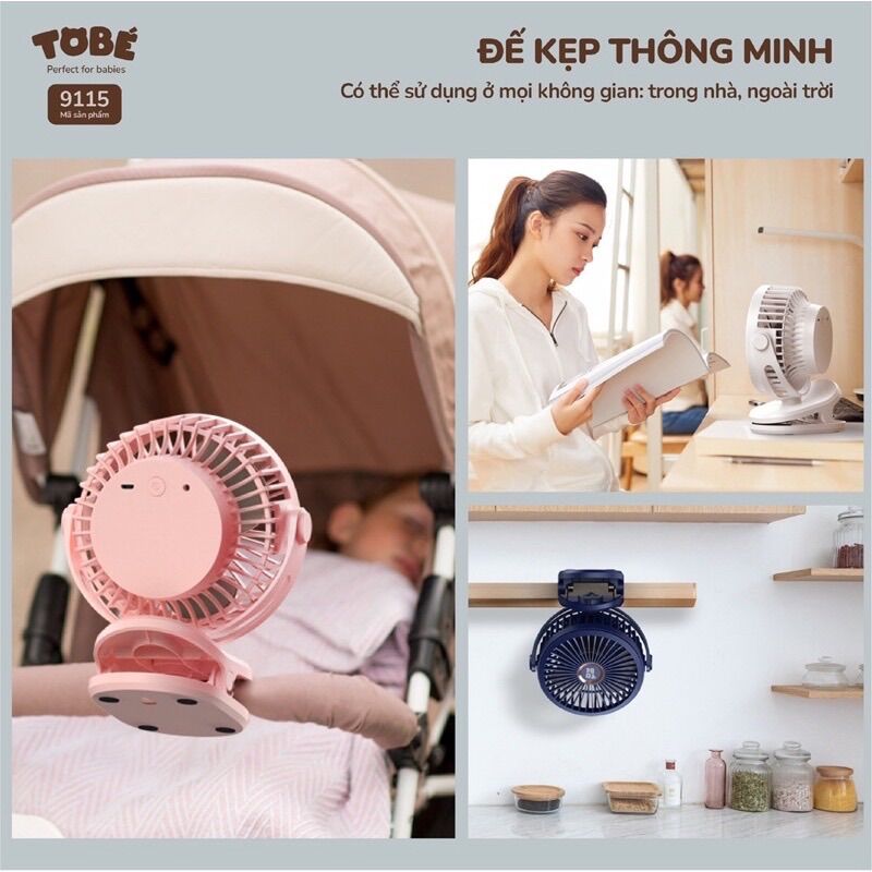 Quạt tích điện mini ToBe