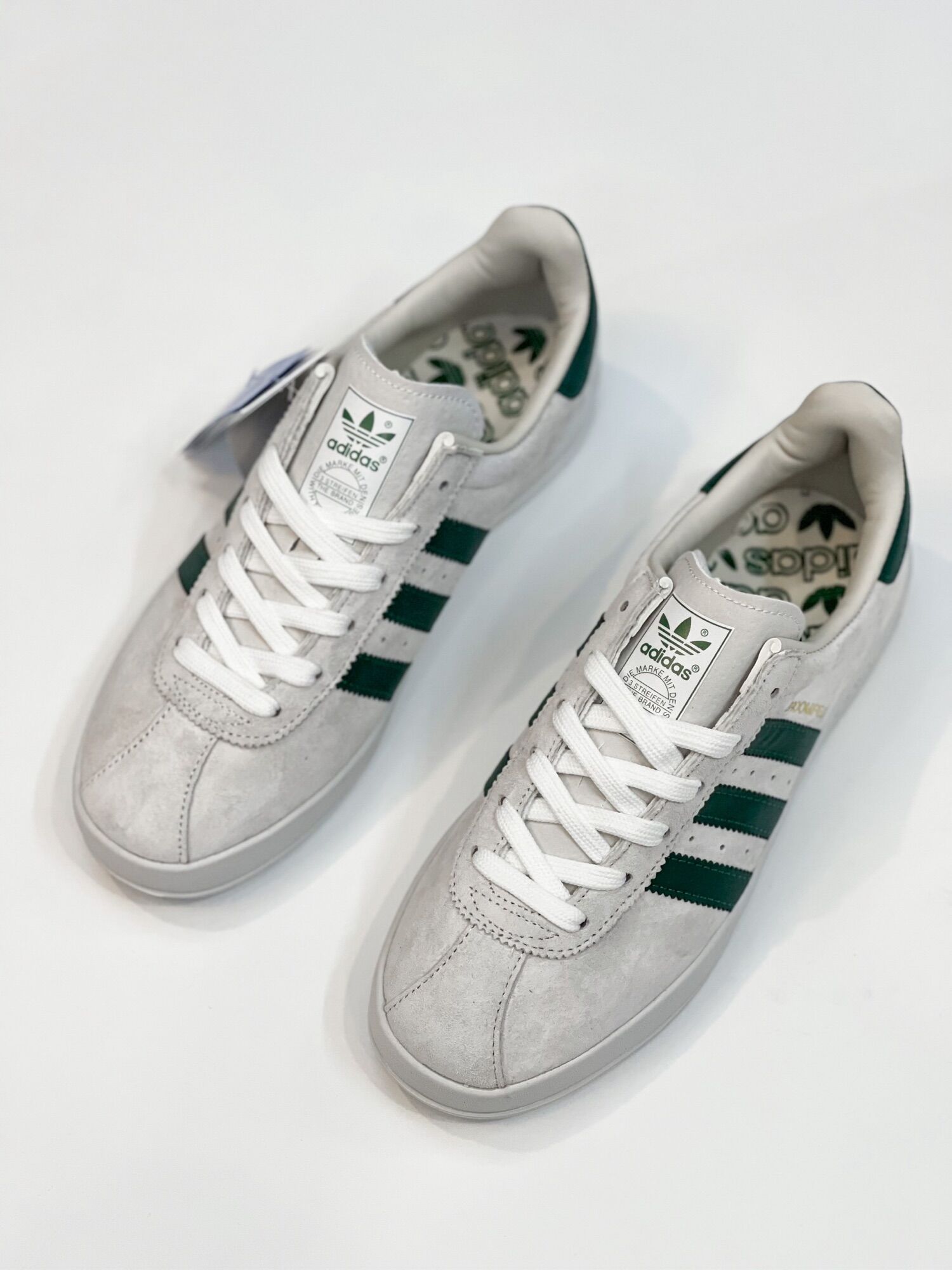 [HCM]Giày Sneakers nam da lộn mới êm bền nhẹ thời trang (Xám xanh)