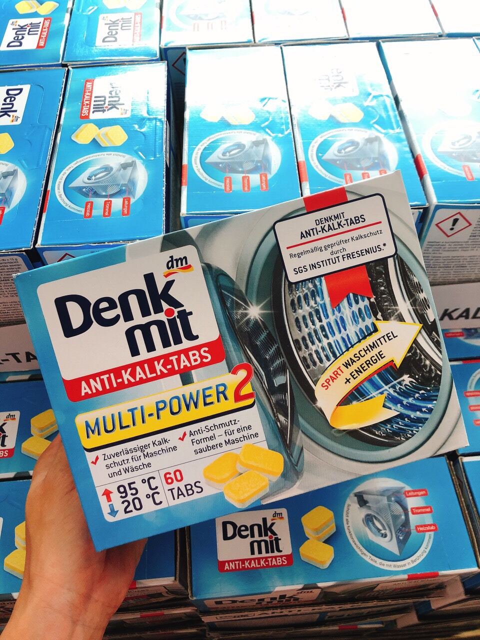Viên vệ sinh, .t.ẩ.y. rửa mây giặt Denkmit - xuất xứ Đức