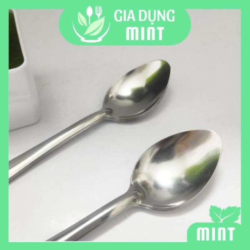 Muỗng Inox -Muỗng Canh Cán Dài- Muỗng ăn cơm,cháo,soup,chè