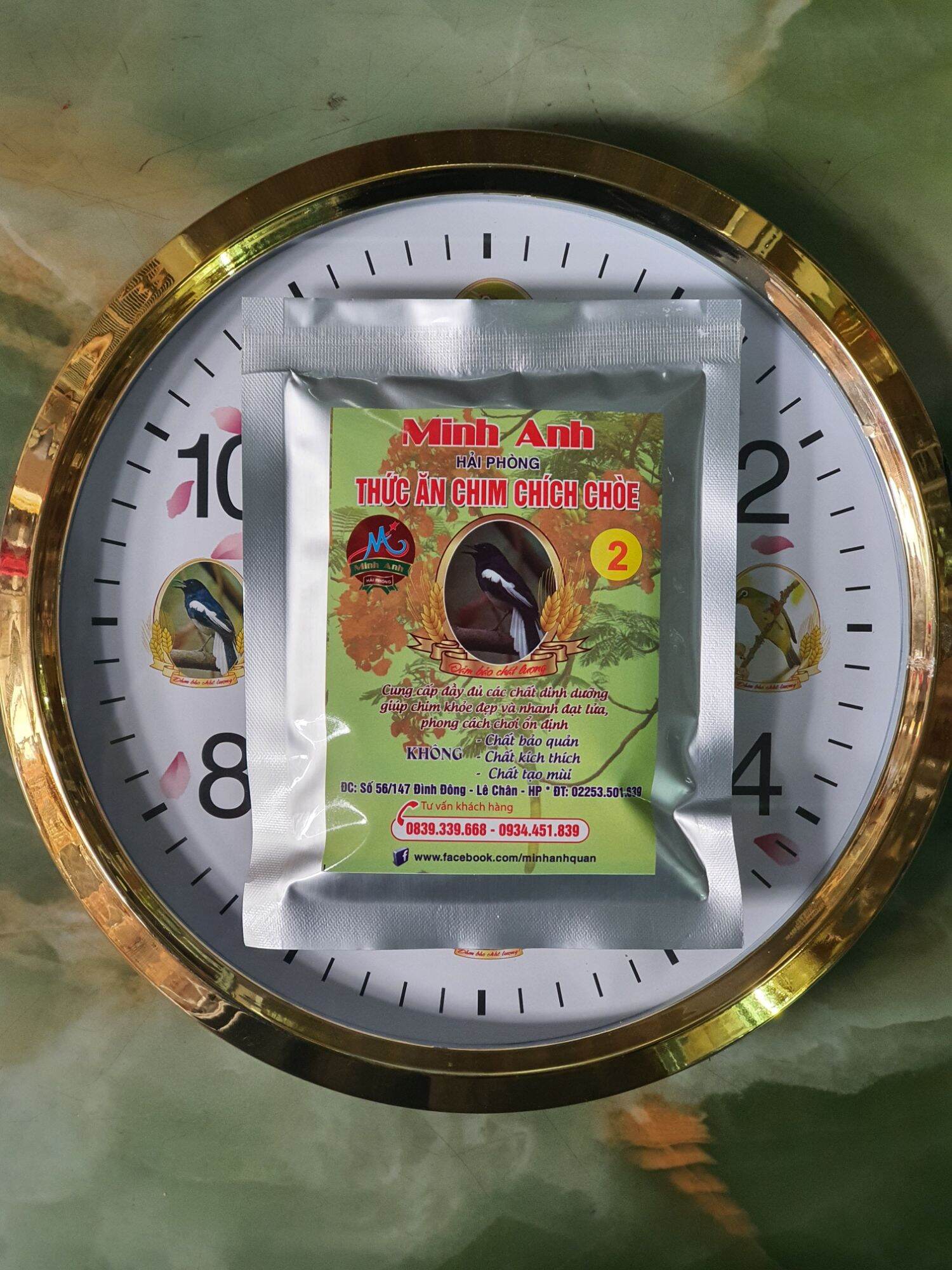 Cám Chim Chích Chòe Than, Lửa, Đất Minh Anh Số 2 (200g)