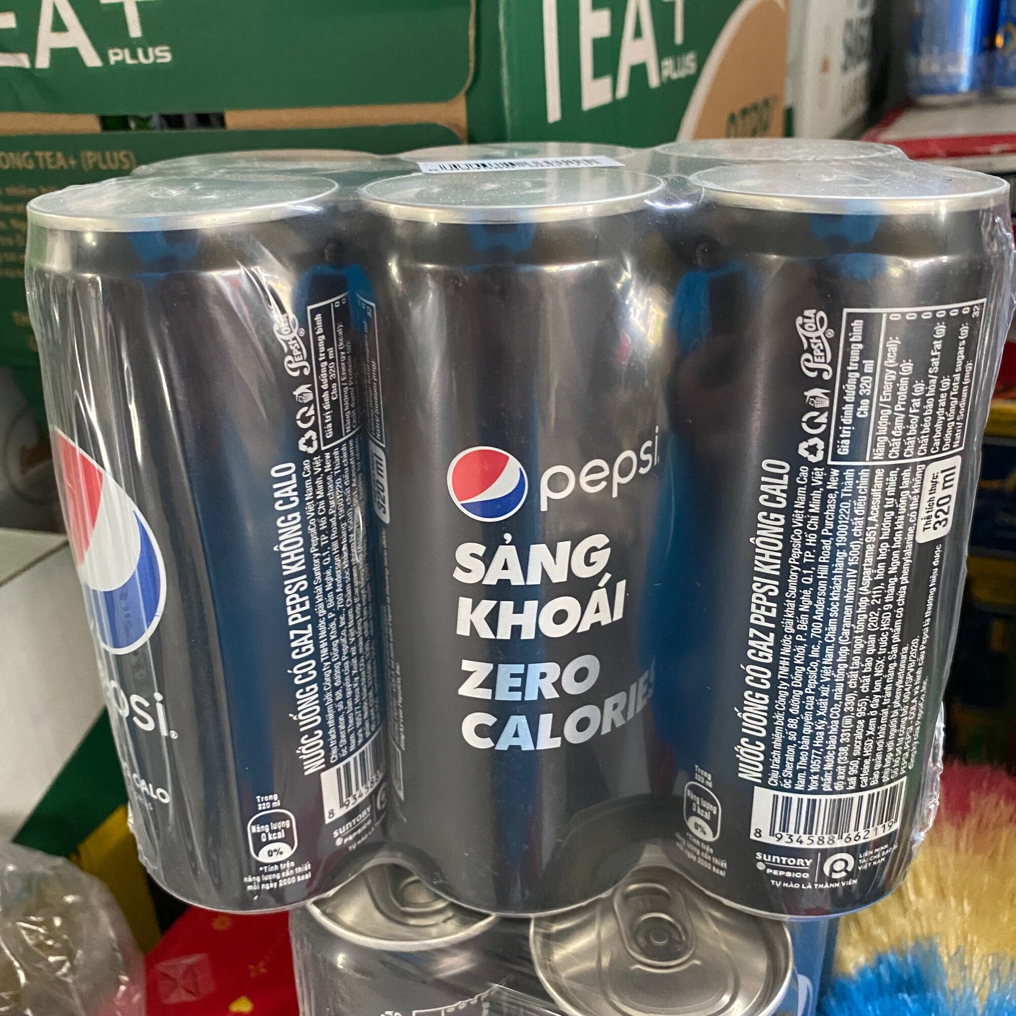 Lóc 6 lon hoặc lẻ 1 lon Nước ngọt Pepsi không calo 330ml x 6 . vui lòng chọn phân loại