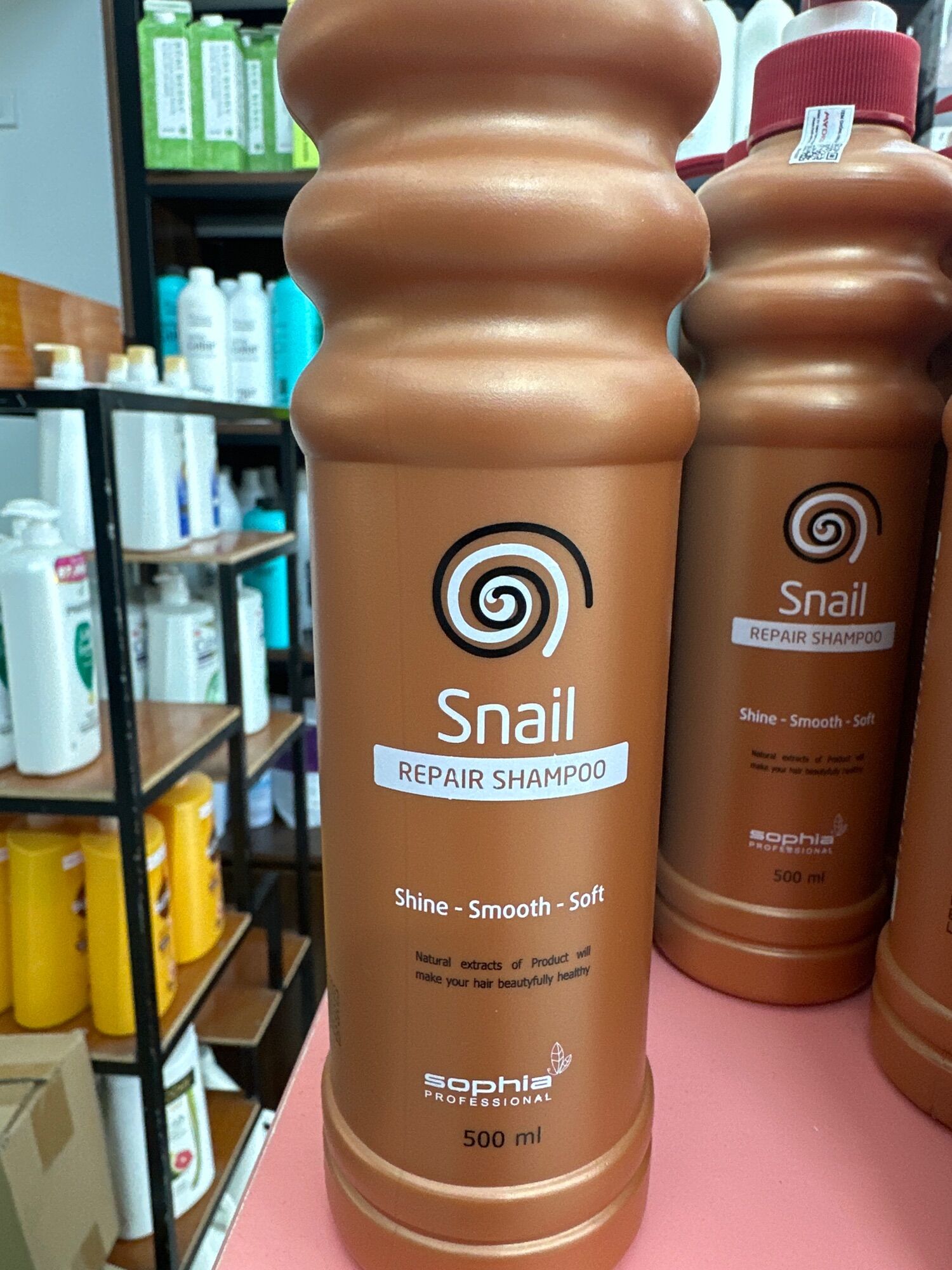 Cặp dầu gội xả sophia ốc sên 500ml - snail repair shampo