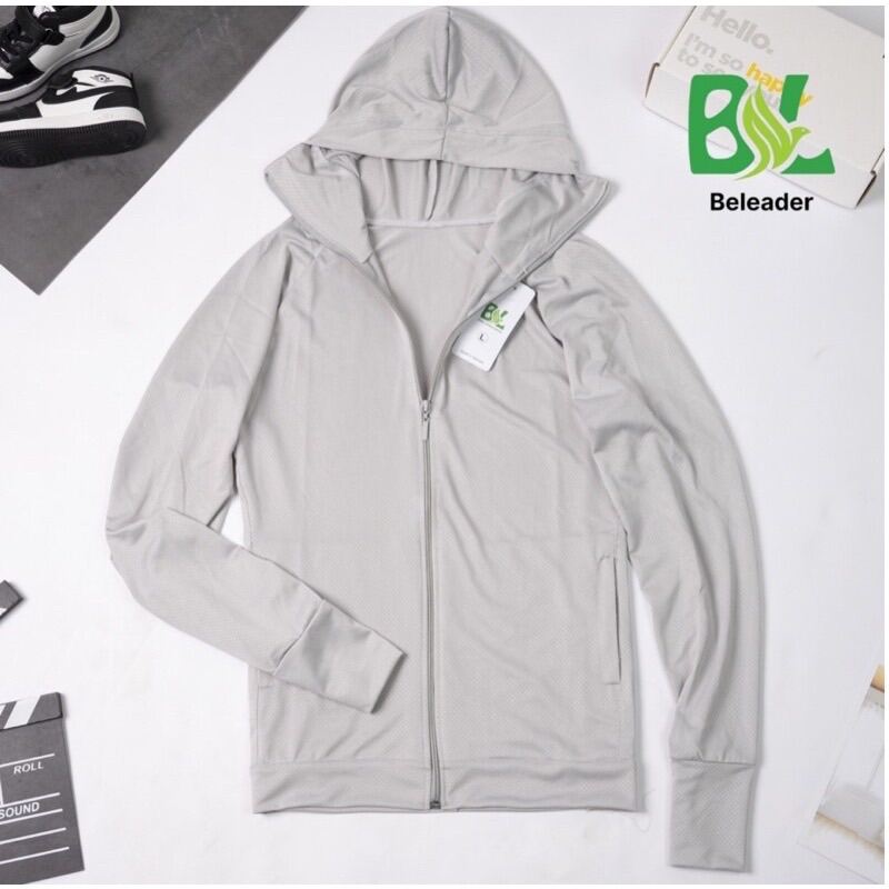 Áo chống nắng Nam thông hơi,cổ cao túi khoá