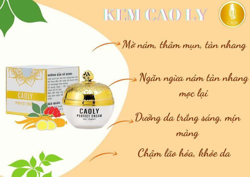 Kem nám Cao ly giảm thâm nám HÀNG CHÍNH HÃNG CÔNG TY. KHÔNG DÙNG CHO DA QUÁ NHẠY CẢM VỚI CHẤT SÂM CÓ TRONG KEM CAO LY. Bộ sản phẩm Cao ly : Kem nám/Serum/Kem chống nắng/Sữa rửa mặt.