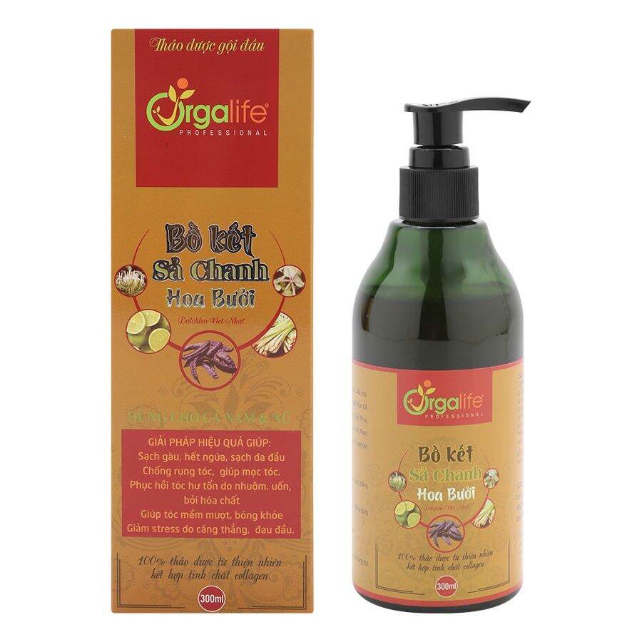 Dầu gội bồ kết xã chanh bồ kết