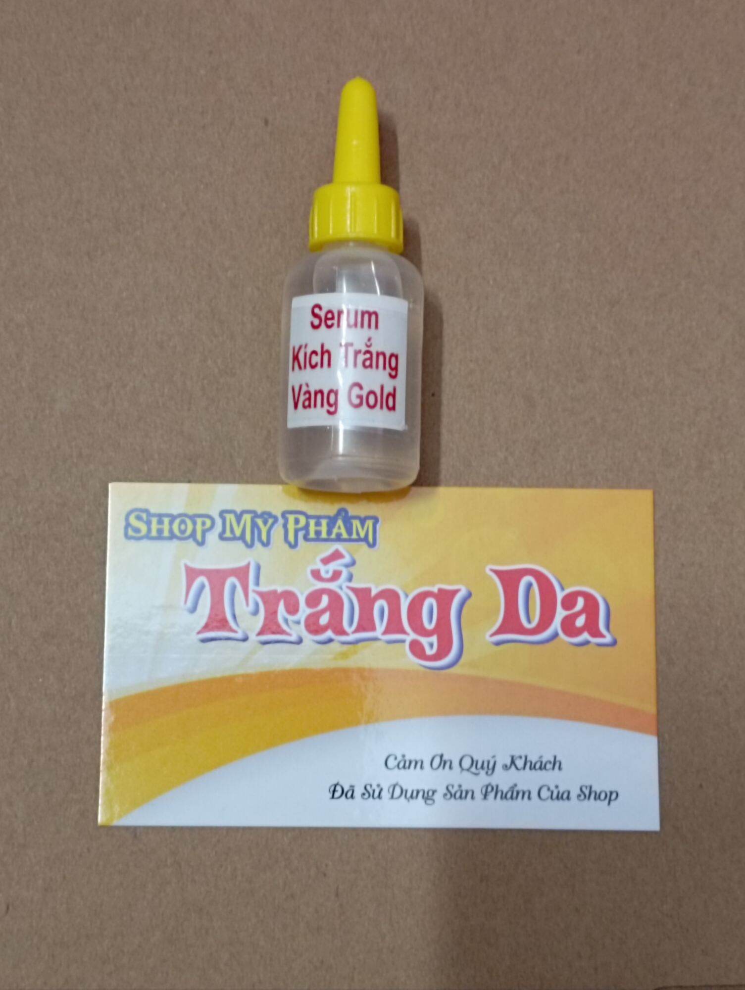 Serum kích trắng vàng gold tinh thể, lọ 10ml