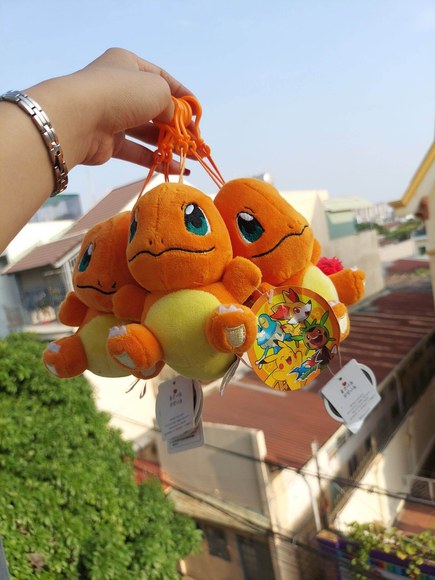 Gấu bông Pokemon nhân vật Charmnader ( Hitokage) [ GẤU BÔNG - MÓC KHÓA ]