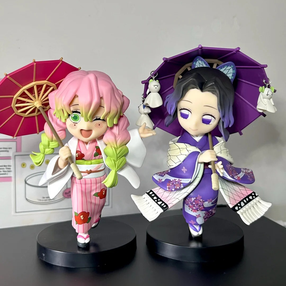 Bandai | Mô Hình Nhân Vật Anime Demon Slayer Kimetsu No Yaiba 15cm Kochou Shinobu Kanroji Mitsuri Series Mưa Mận, Đồ Chơi Mô Hình Hành Động, Quà Tặng Cho Người Hâm Mộ
