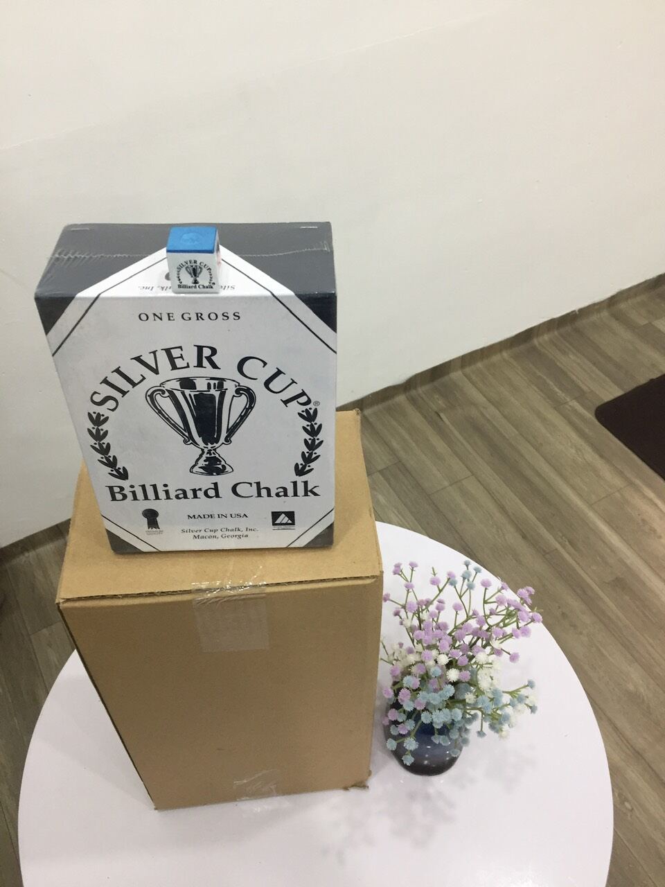 Lơ bida silver cup. giá: 180k/hộp/144 viên
