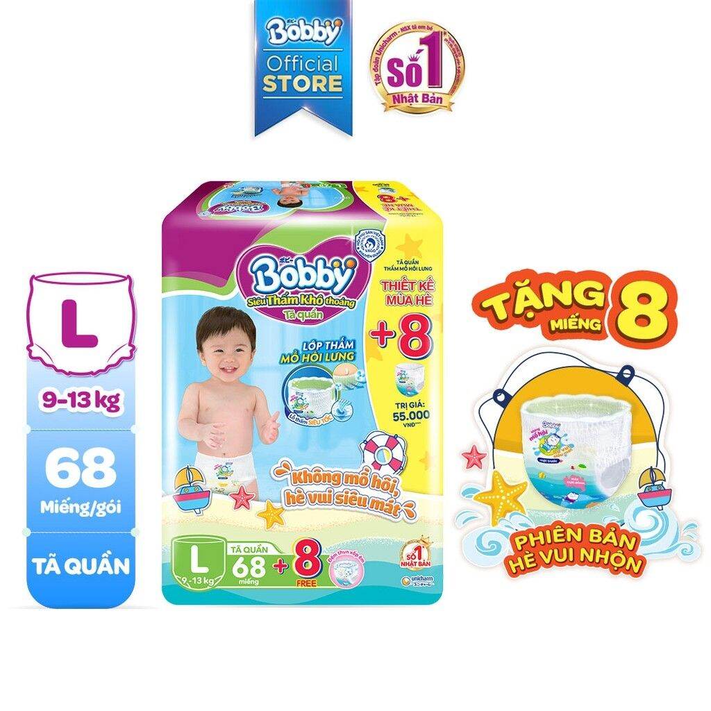 Tã quần Bobby M76/L68/XL62