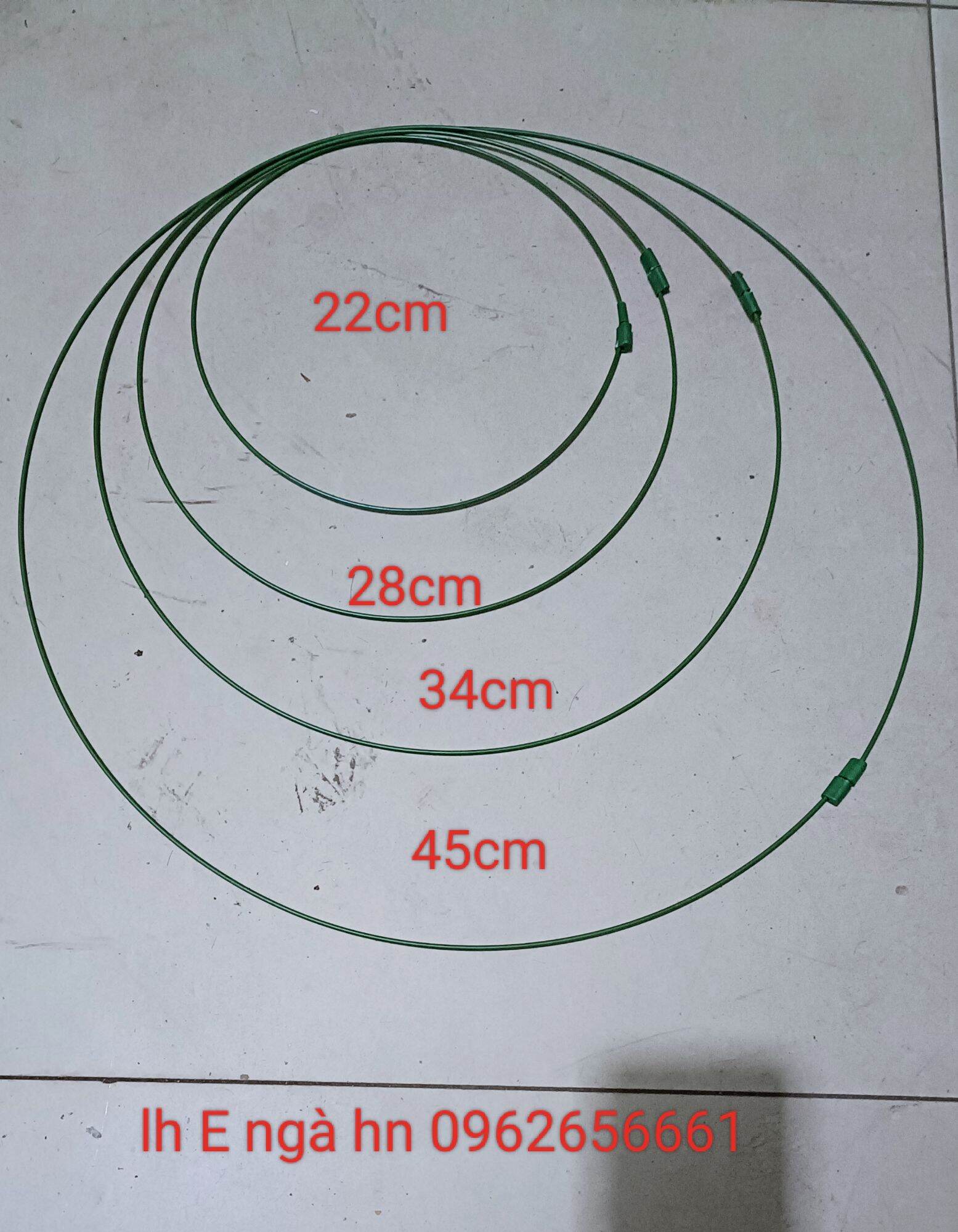3 Khung Đỡ Hoa Hồng Hoa Lan Cây leo 120cm phi 7