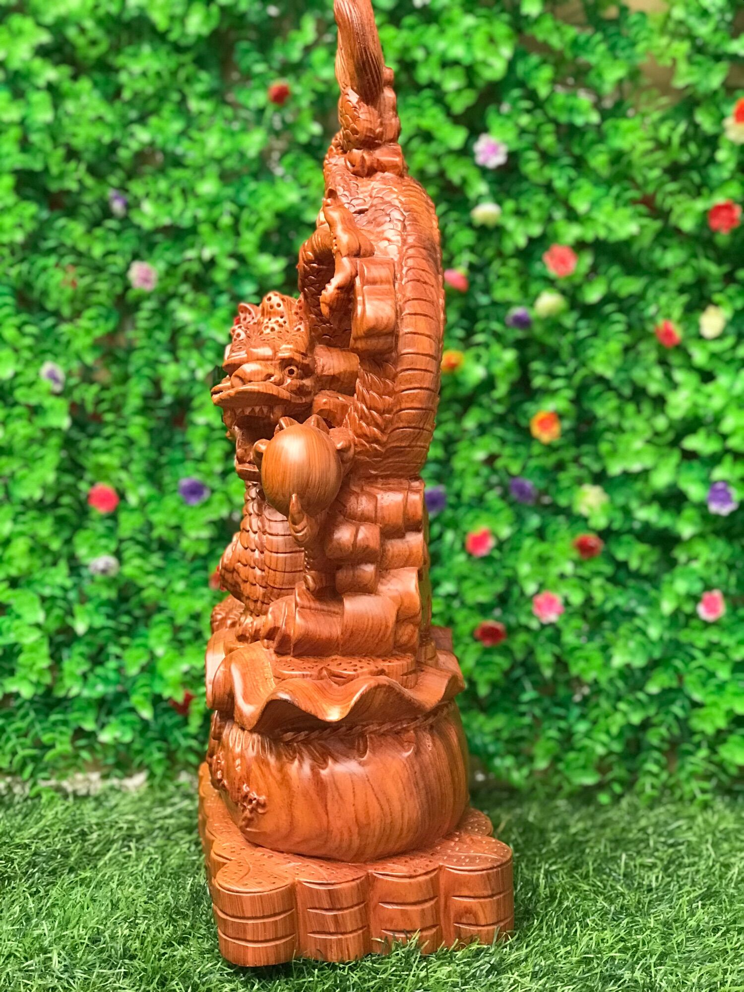 Tượng rồng phong thủy ( nhất Long vờn Ngọc)