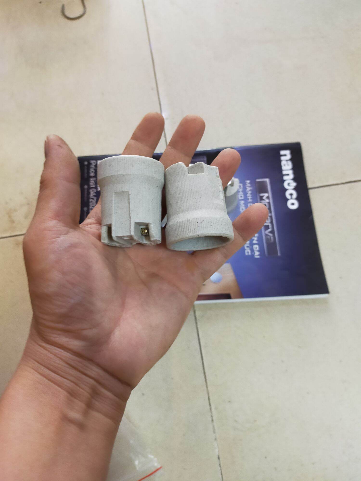 Combo 5 đui sứ e27