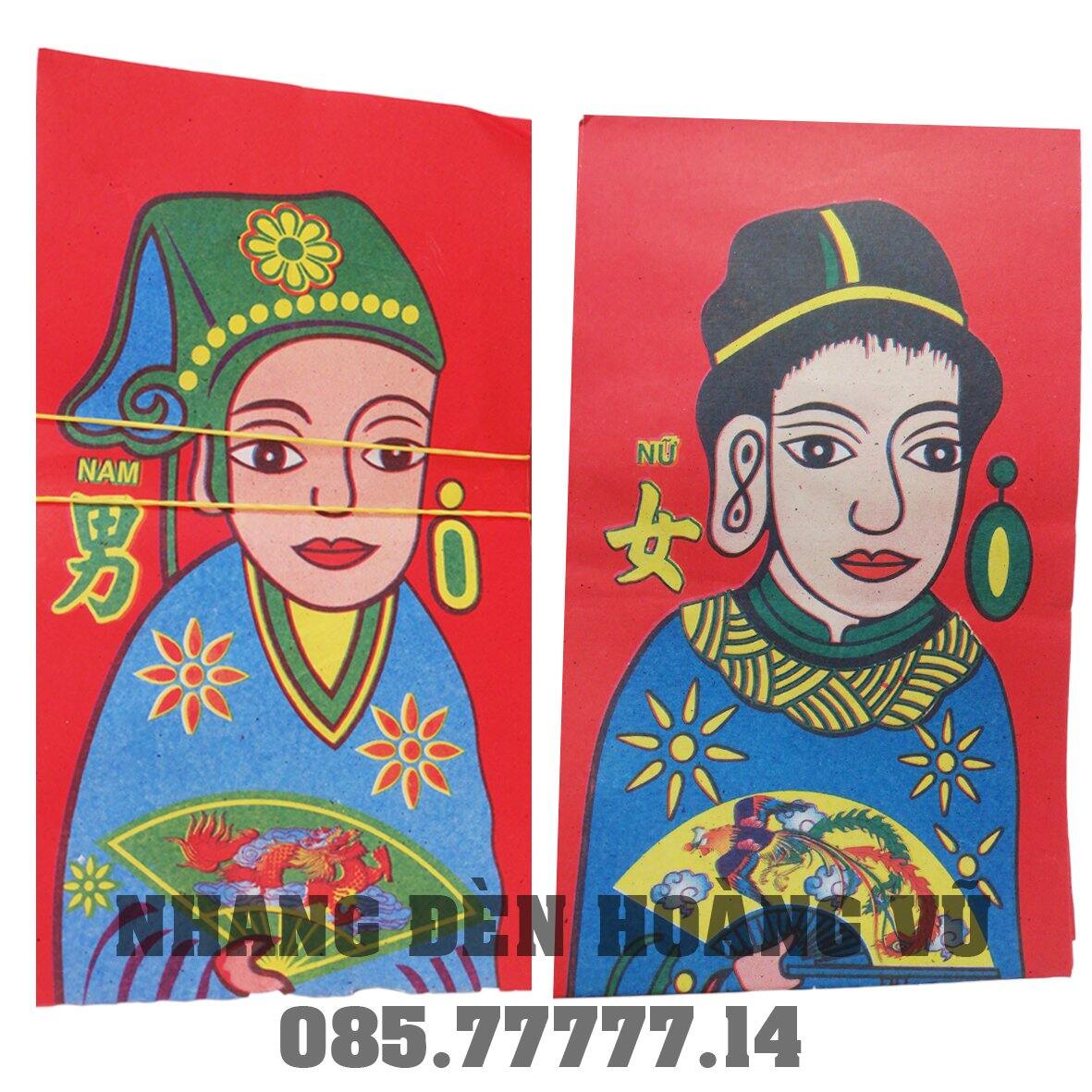 Giấy cúng - 10 bộ đồ thế nam, thế nữ
