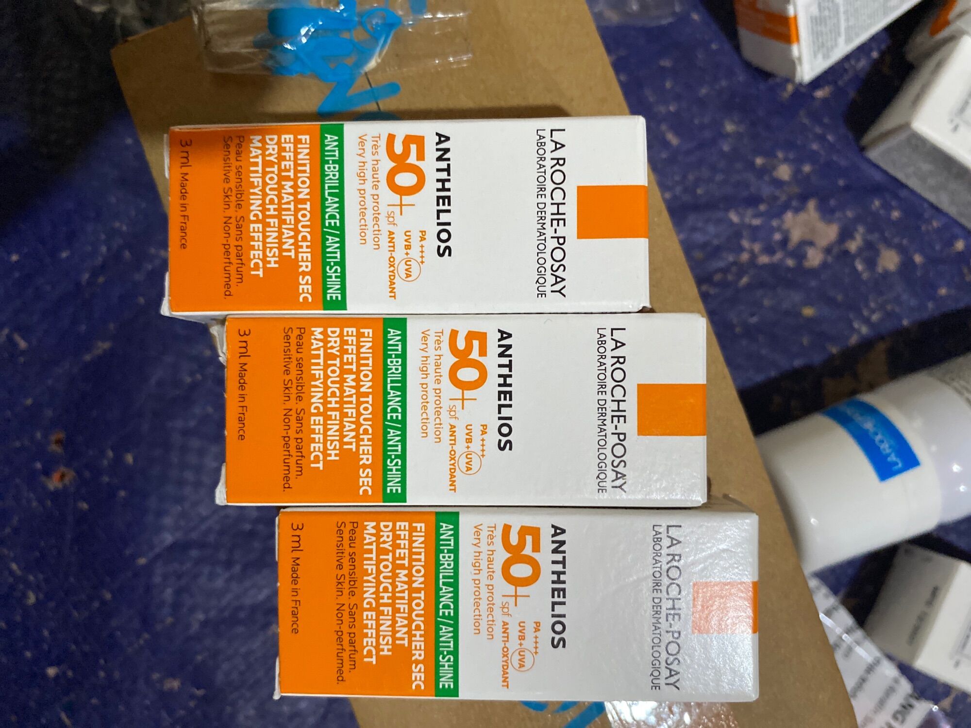 (Gift) combo 5 típ kem chống LA ROCHE POSAY Anthelios 5*3ml
