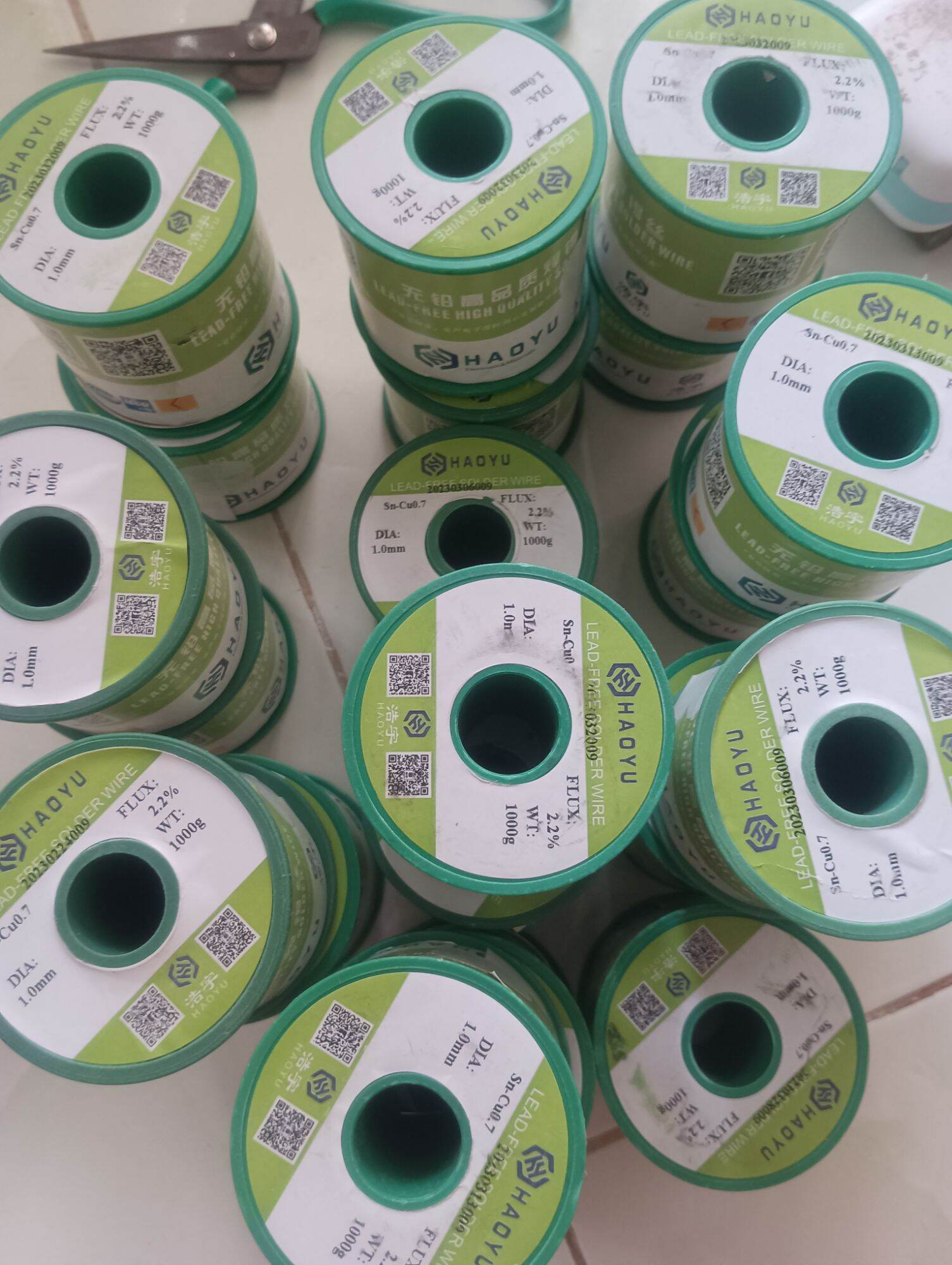 Thiếc hàn không chì Nhật Bản, bán theo lạng