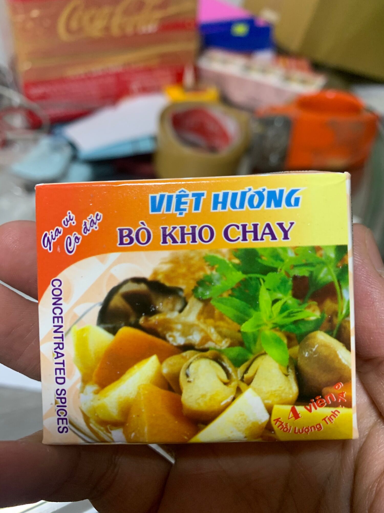 1 hộp gia vị bò kho chay/ chay tâm phát