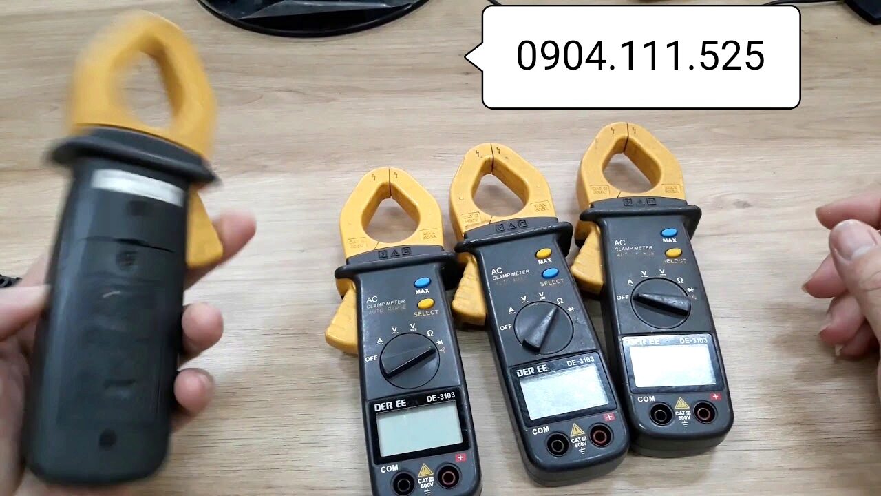 [HCM]Ampe kìm đo dòng AC DEREE DE-3103 (600A)