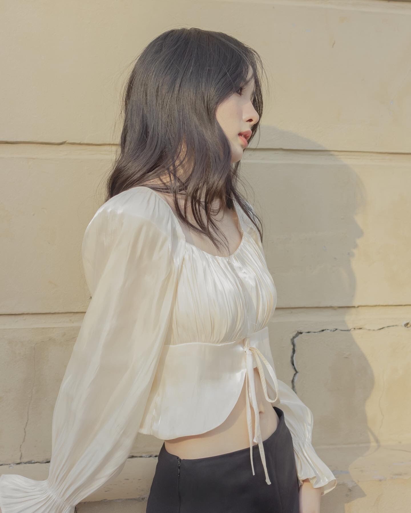 LANIE Áo lụa organza kiểu CLARA ORGANZA TOP