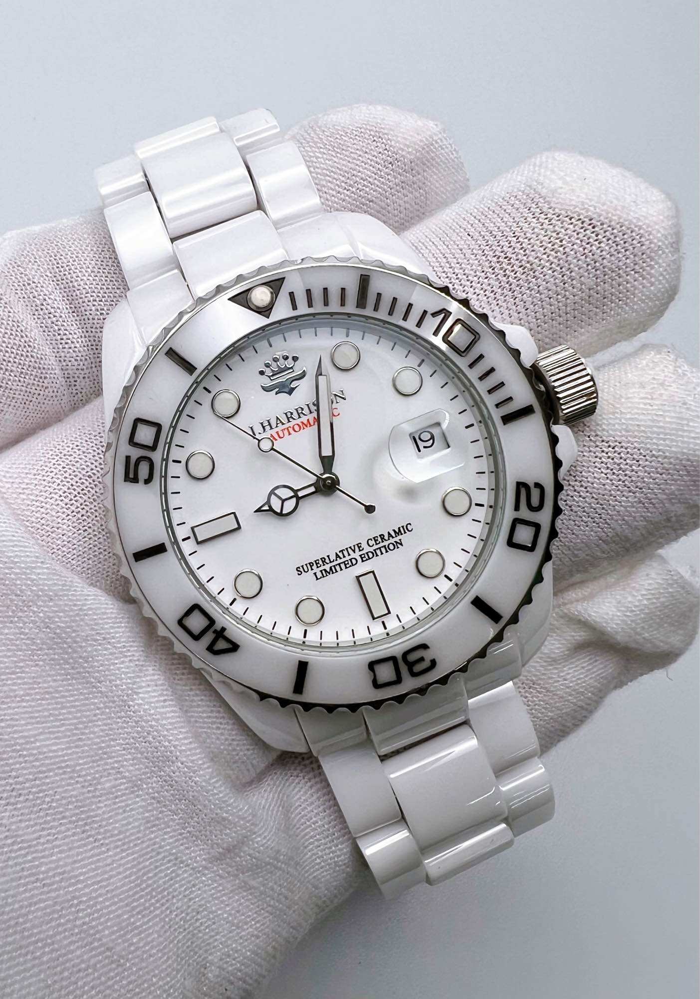 J. Harrison caremic Auto 42mm