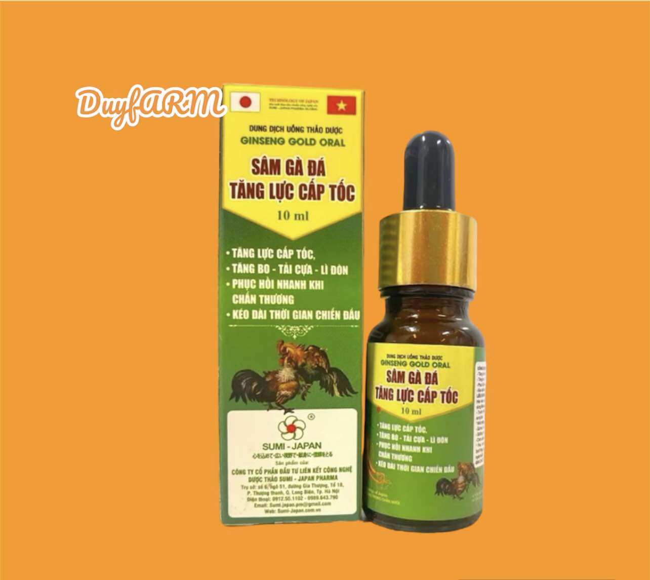 Sâm Gà Đá Tăng Lực Cấp Tốc 10ml
