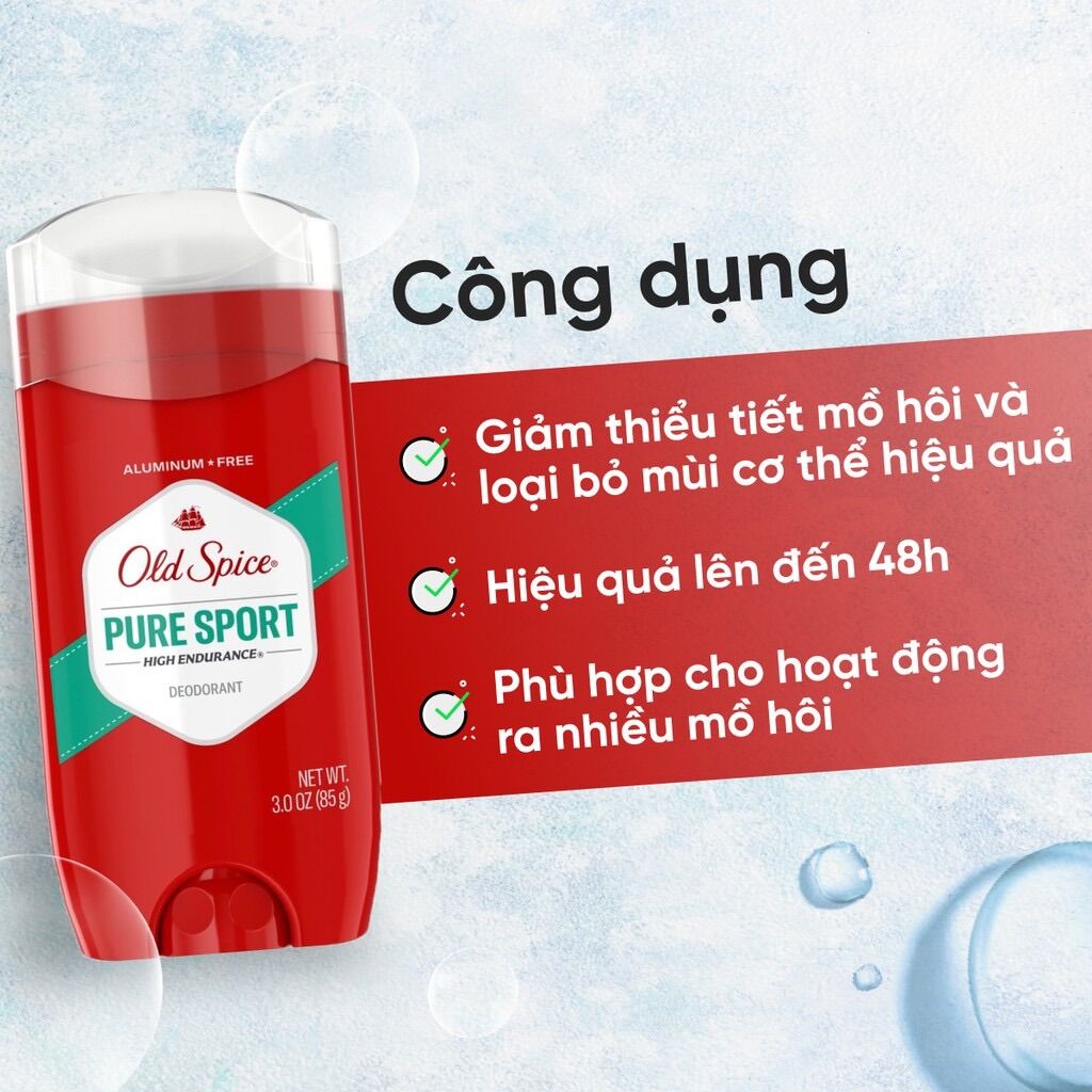 LĂN KHỬ MÙI NAM OLD SPICE NHẬP KHẨU MỸ