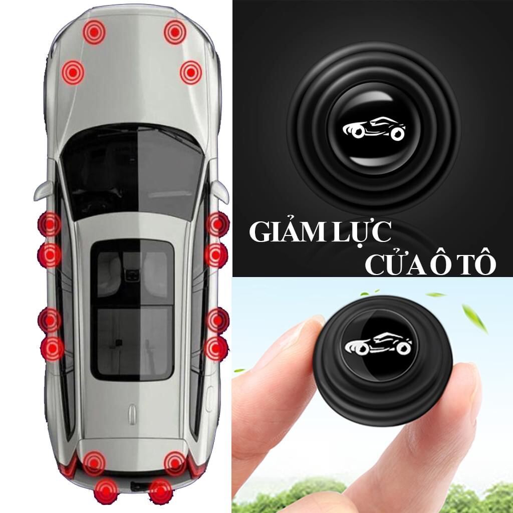 Nút cao su giảm chấn cửa ô tô - Đệm cao su giảm chấn đóng cửa xe ô tô, đàn hồi tốt, dính chắc [ SIÊU RẺ ]