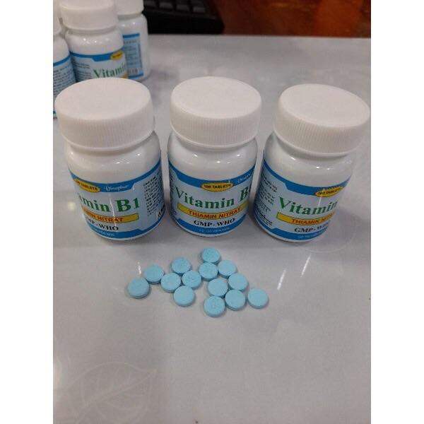 Vitamin b1 viên xanh lọ 100 viên