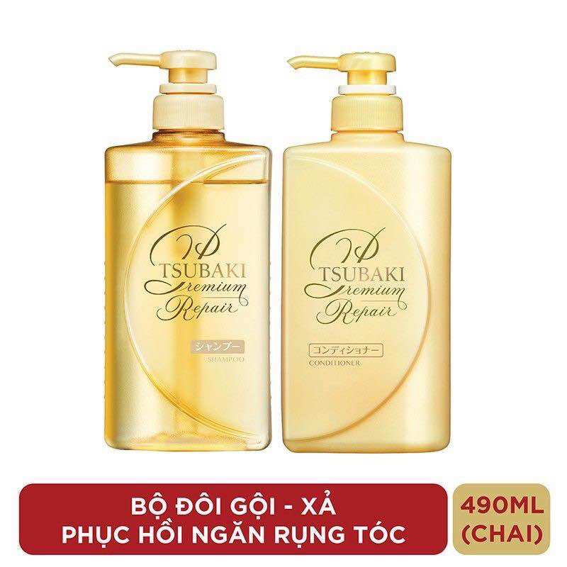 Combo Gội Xả TSUBAKI (490ml x 2)