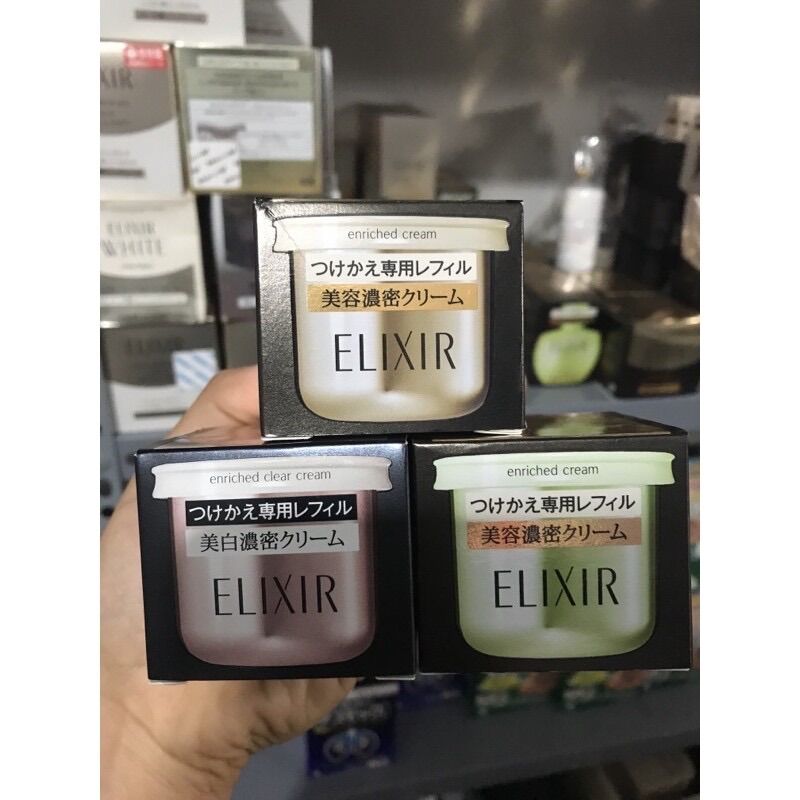 Kem dưỡng da ban đêm ELIXIR Enriched Cream Shiseido - Nhật Bản (LÕI THAY THẾ)