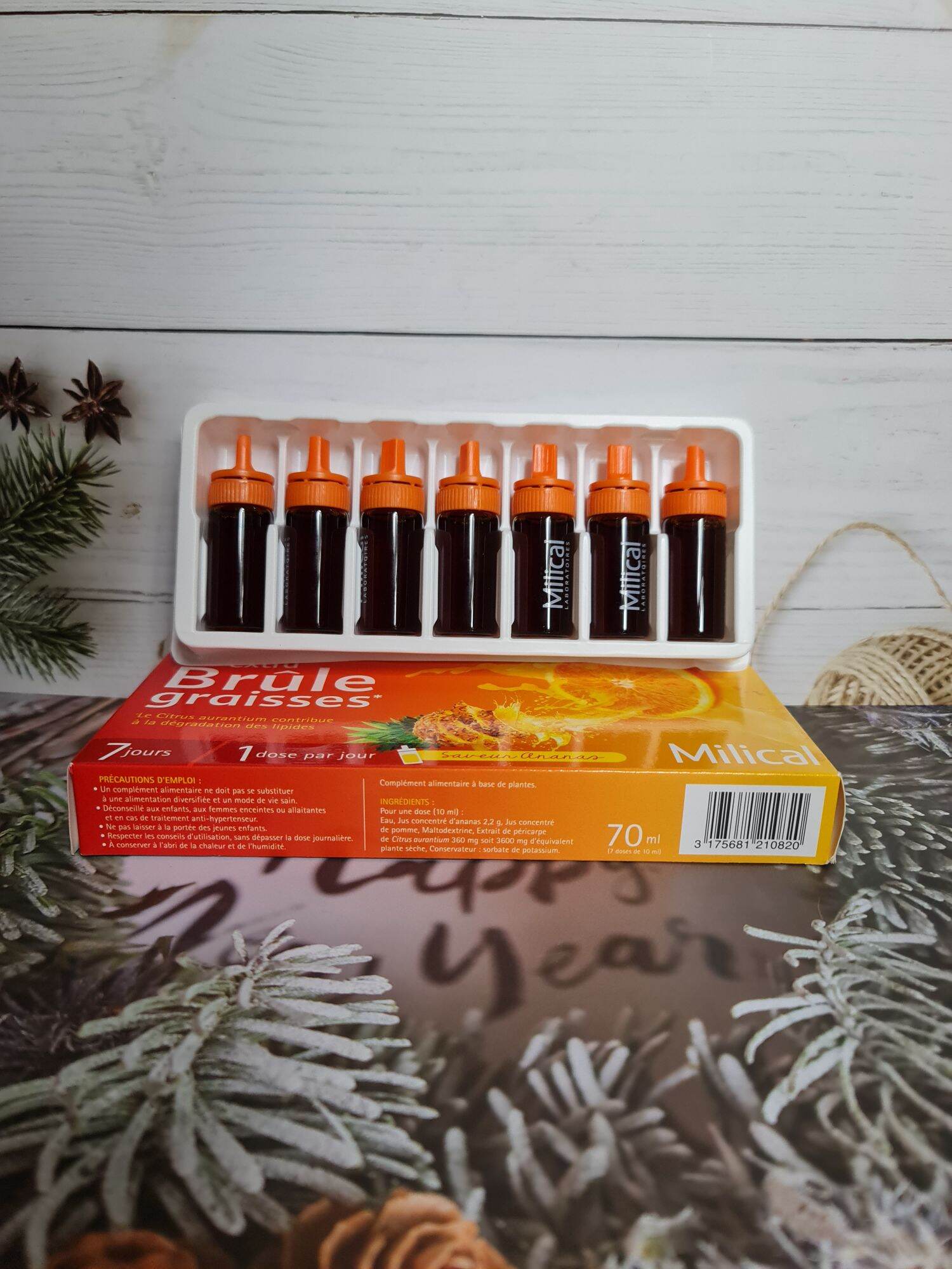 Detox Milica extra Pháp đốt mỡ giảm cân vị cam dứa