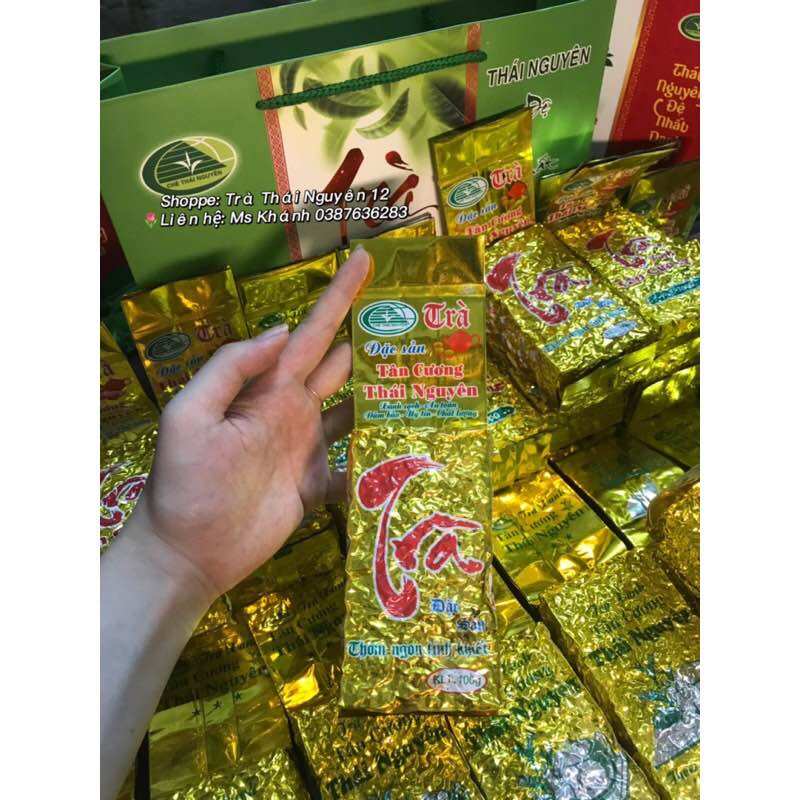 Chè đặc sản Tân Cương Thái Nguyên 1kg_freeship_ tặng kèm túi xách
