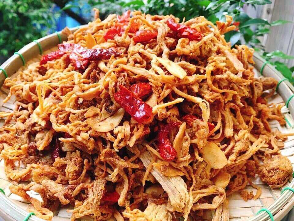 100gr khô gà bơ tỏi