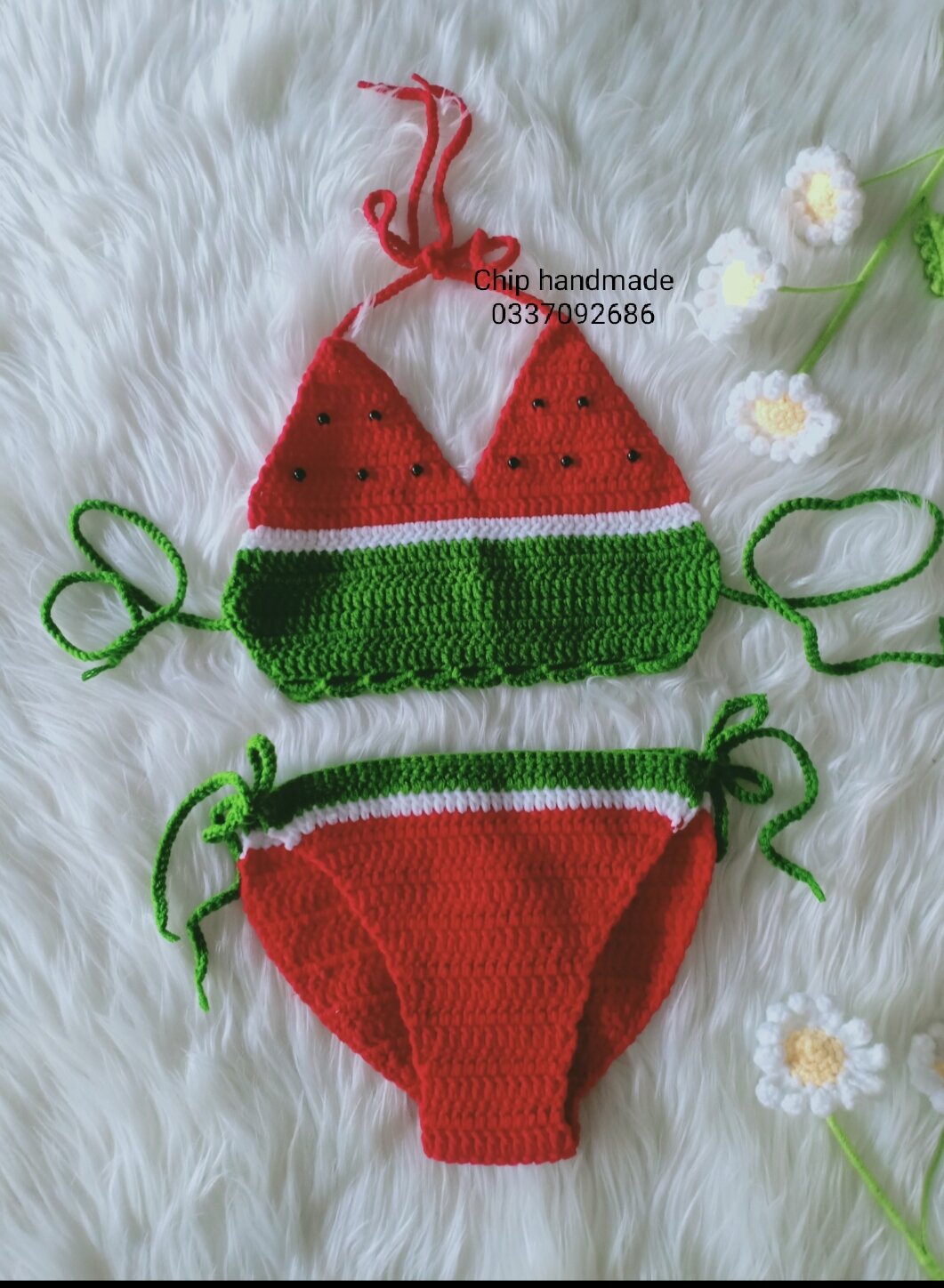 Bikini, đồ bơi dưa hấu cho bé