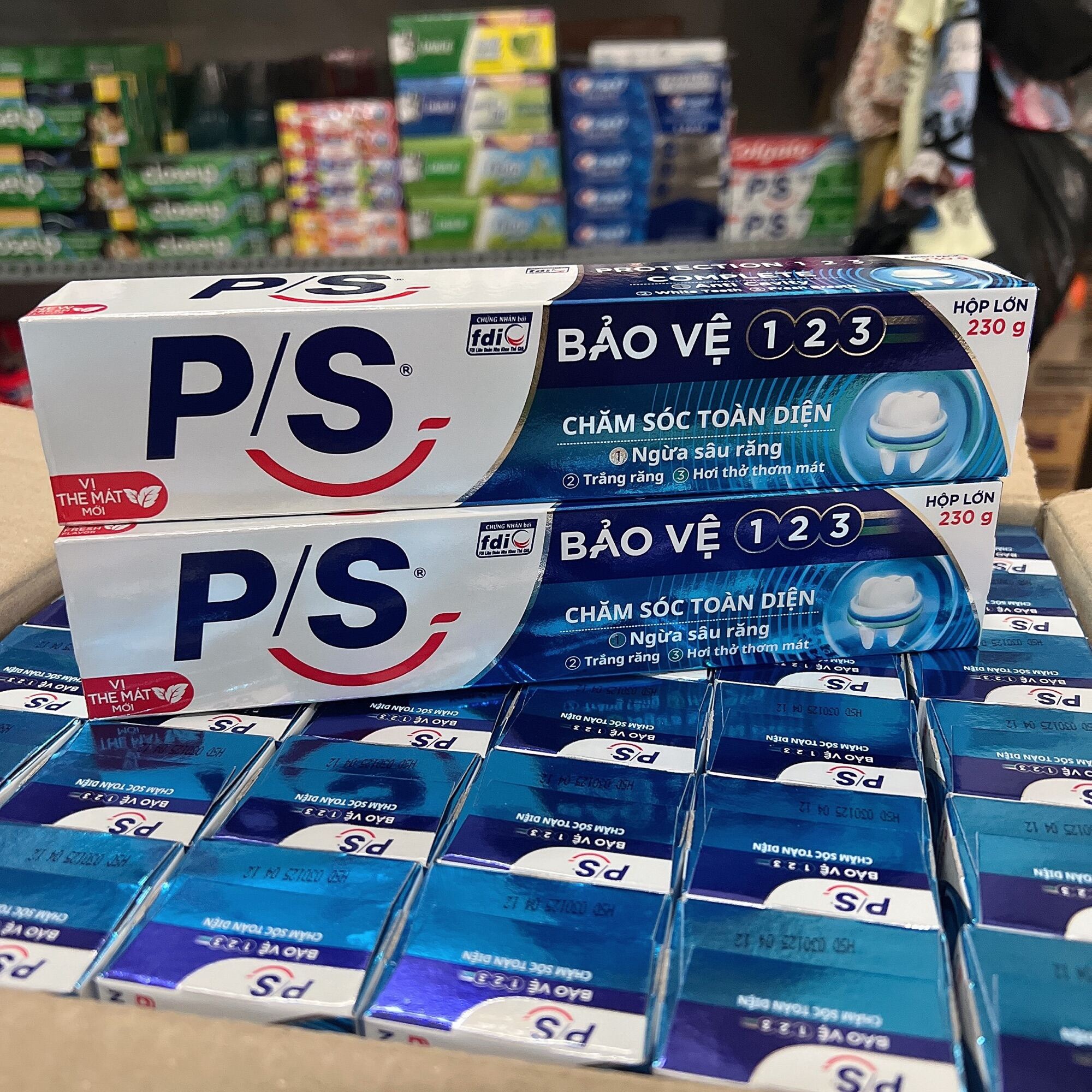  Combo 3 Kem đánh răng PS bảo vệ 123 230g 