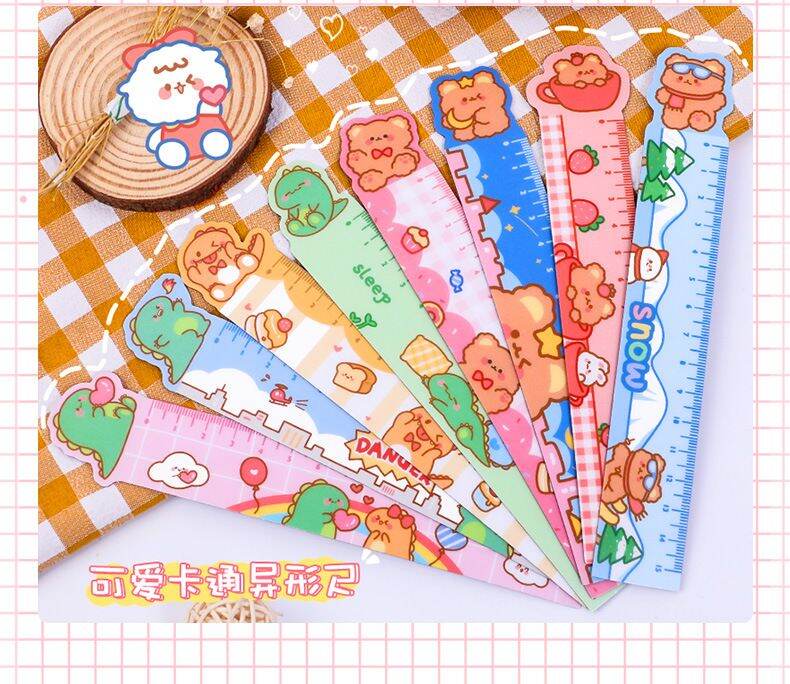 Thước kẻ hình nam châm cute monster linhtinhxoeng