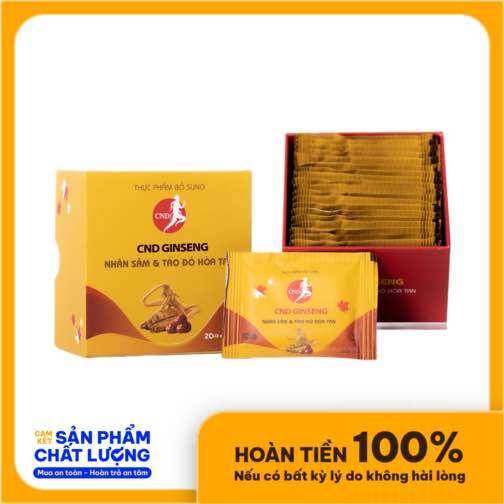 Trà nhân sâm táo đỏ hòa tan