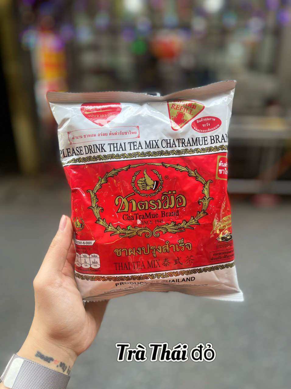Trà sữa trân châu Chatramue thái lan