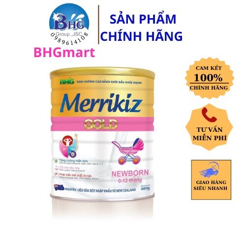 Sữa merrikiz gold newborn 900g