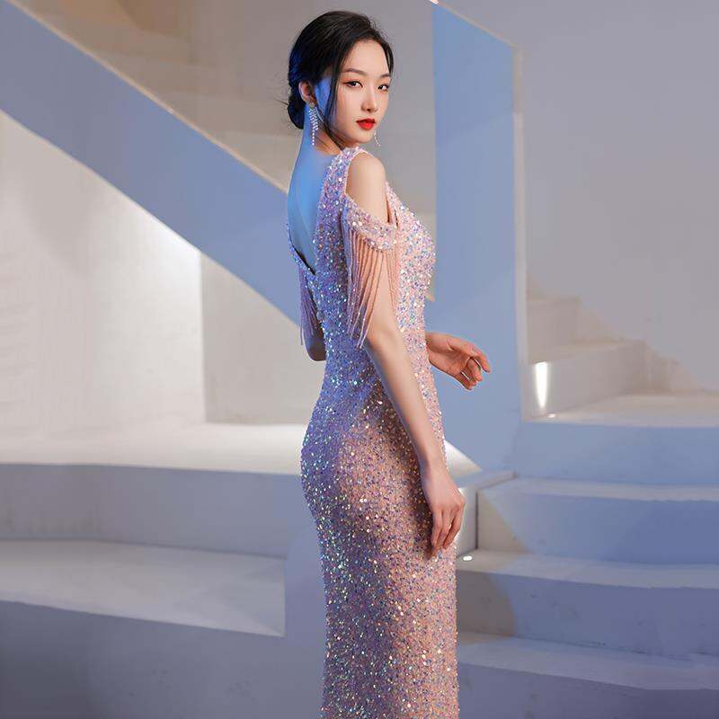 Đầm Dạ Hội Đuôi Cá Cao Cấp Cho Nữ 2021 Đầm Dài Mới Đầm Dạ Hội Thanh Lịch Sang Trọng Đầm Dự Tiệc Đầm 
