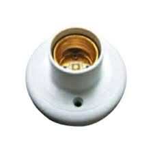Đui đèn kiểu xoáy ốp trần 4A 250V E27 - ĐUI ĐÈN THẲNG