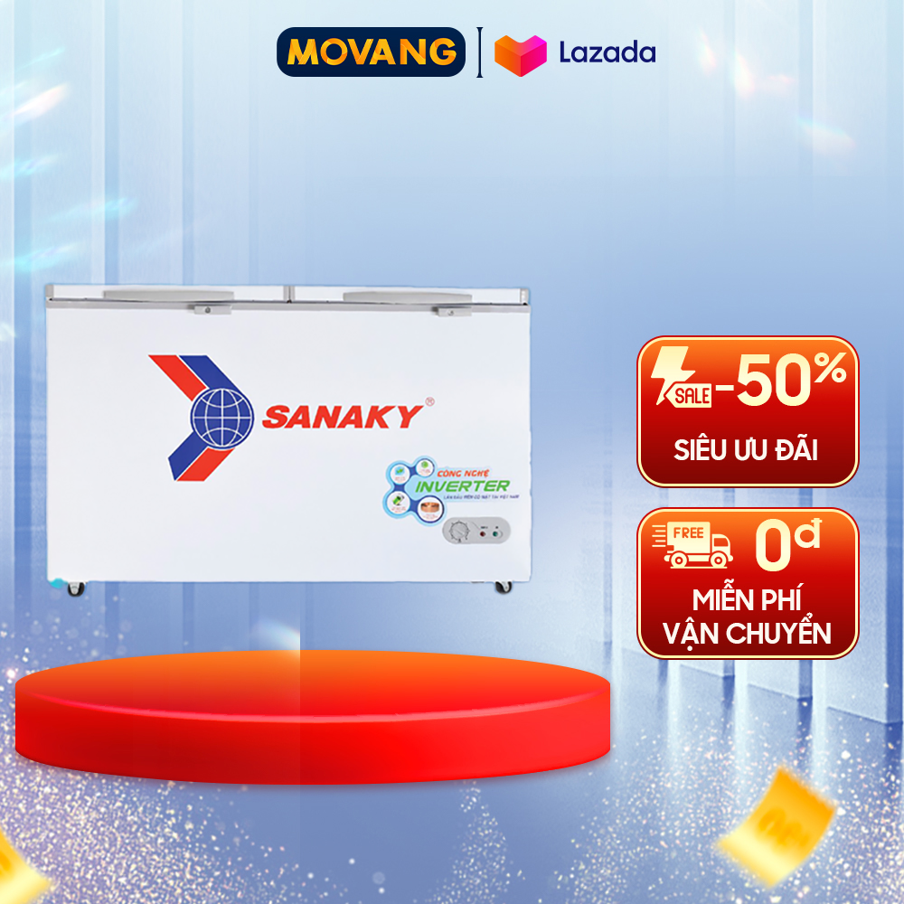 [GIAO TẠI HCM] - VH 4099A3 | Tủ Đông SANAKY Inverter 305 Lít VH-4099A3 - Công suất 80.9W - Gas R600A