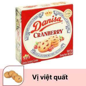 Bánh quy nam việt quất Danisa Cranberry hộp 90g -06000