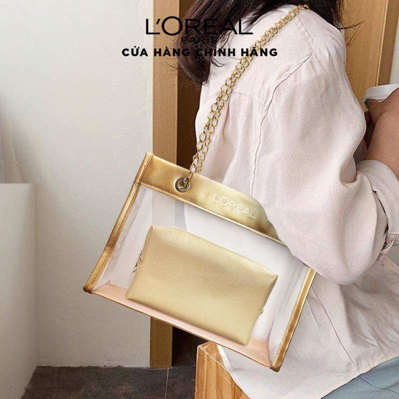 Túi lưới downtown màu gold Loreal Paris