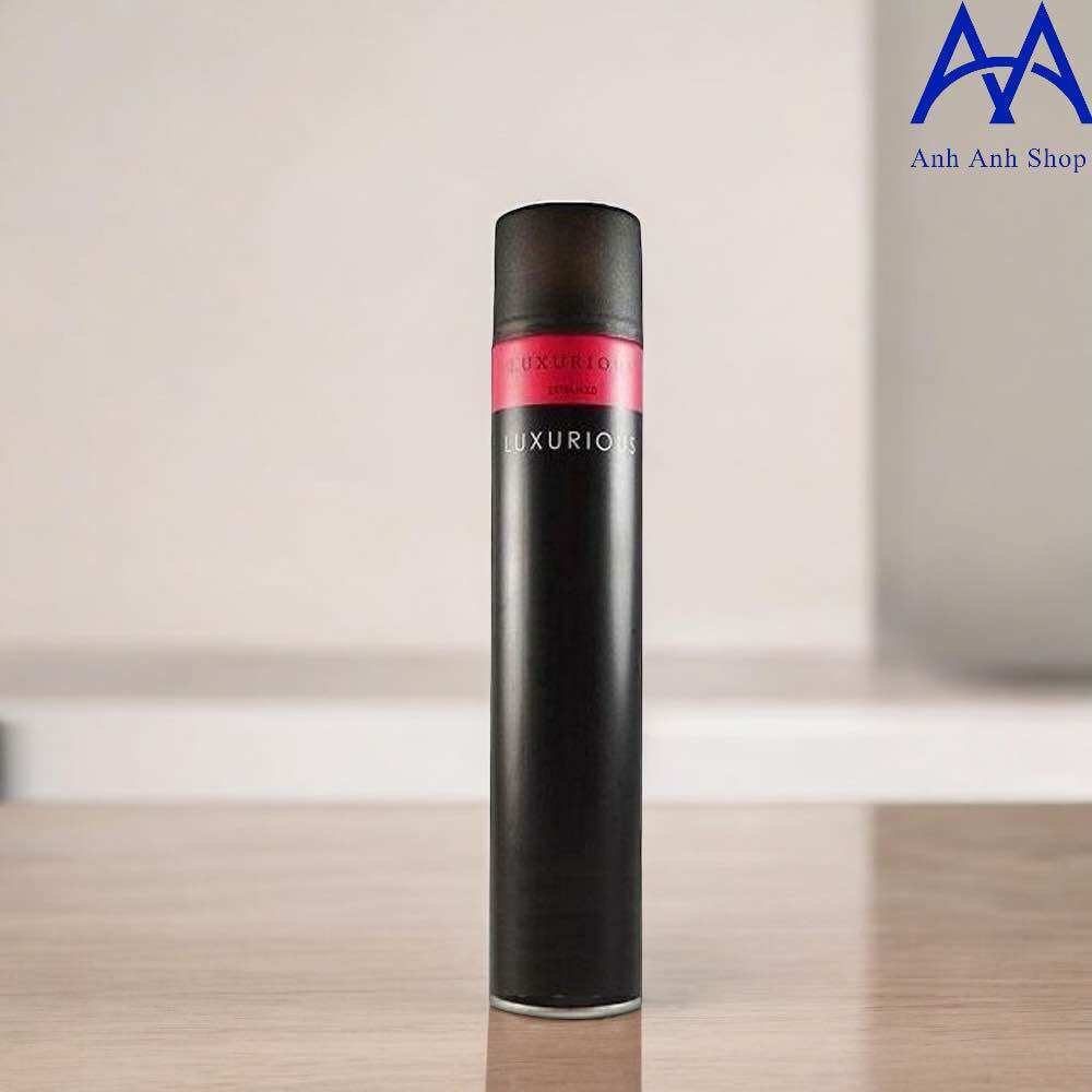 Gôm xịt tóc Luxurious 14.8 fl.oz 430ml siêu thơm siêu giữ nếp 24h ngay cả khi đội mũ bảo hiểm