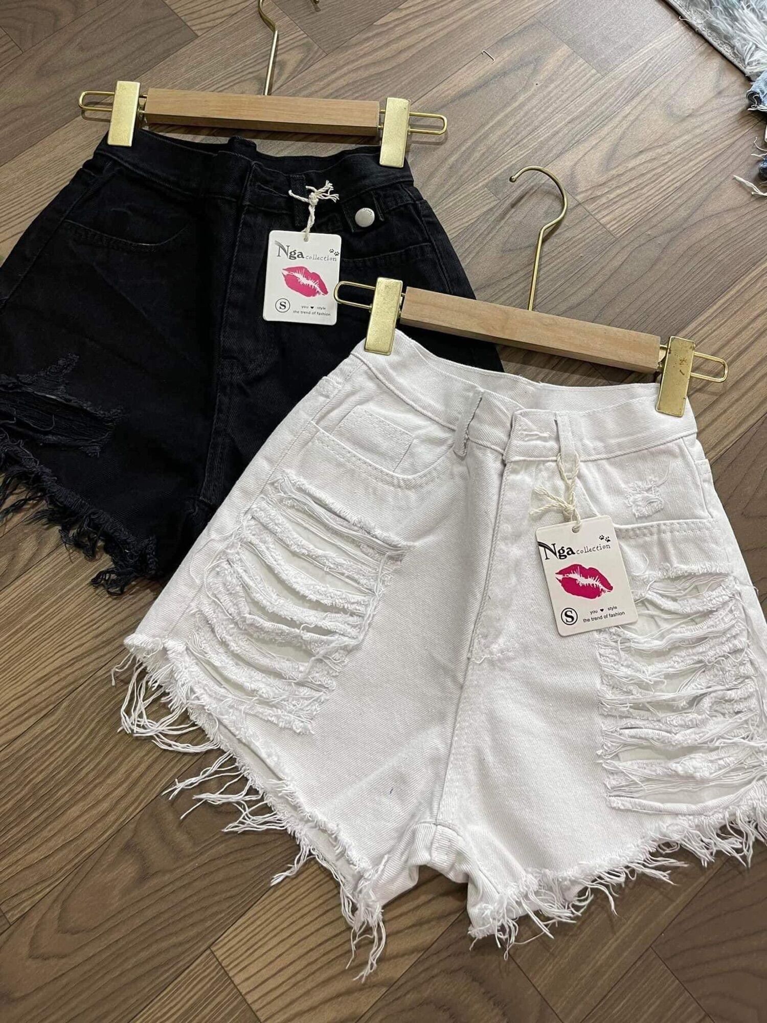 Quần đùi jeans rách đùi cực sexy